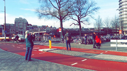 cykelparkering i Amsterdam
